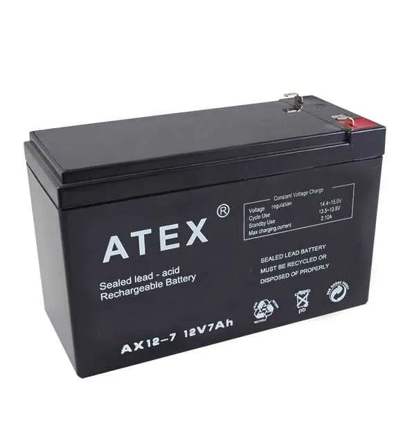 Atex 12V 7A Akü, Orta Kapasiteli Yedek Güç Kaynağı