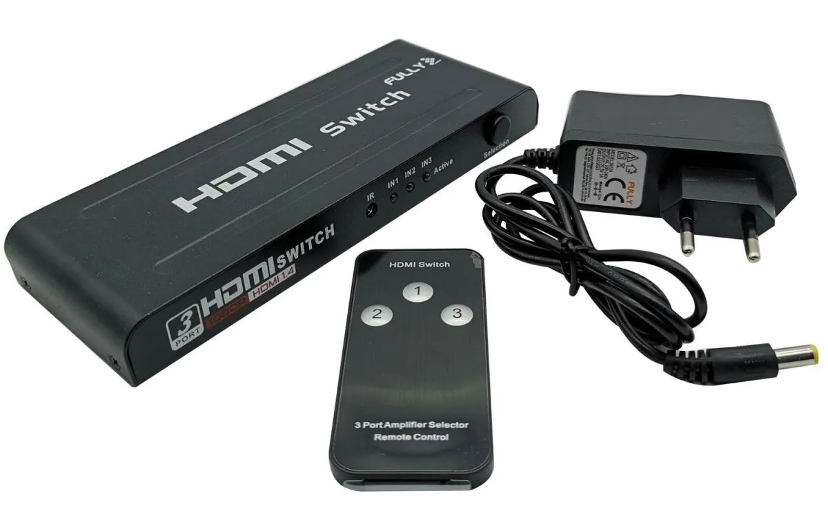 HDMI Switch 3 Port - 3 Kaynağı Tek Ekranda Yönet