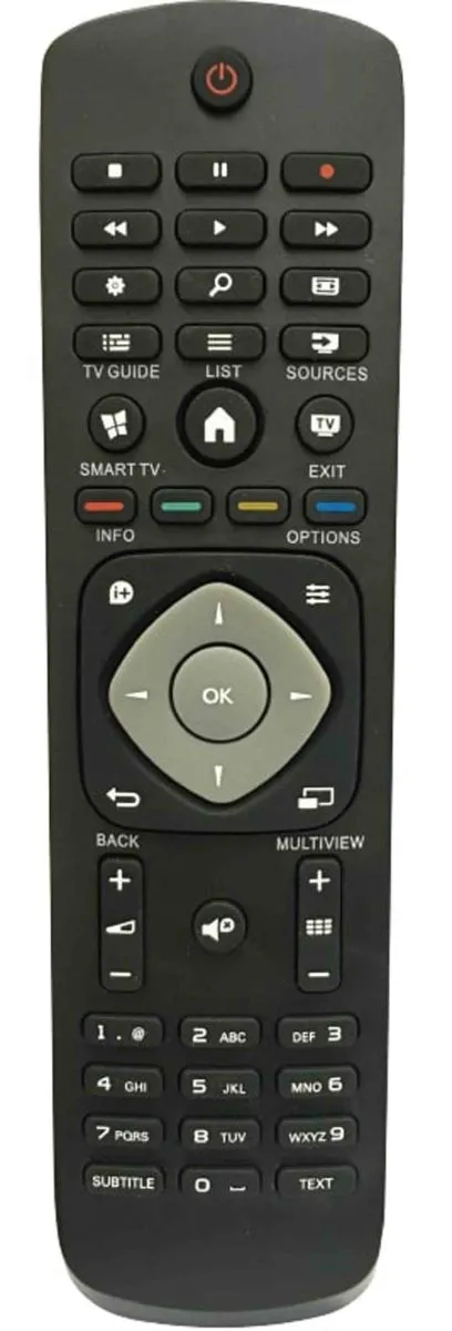 Philips 306K Model Uyumlu Yedek LCD TV Kumandası