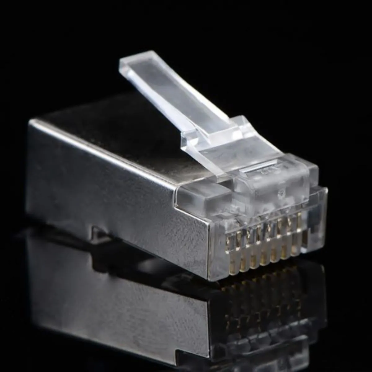 RJ45 Metal Konnektör 100'lü Paket Ağ Plug
