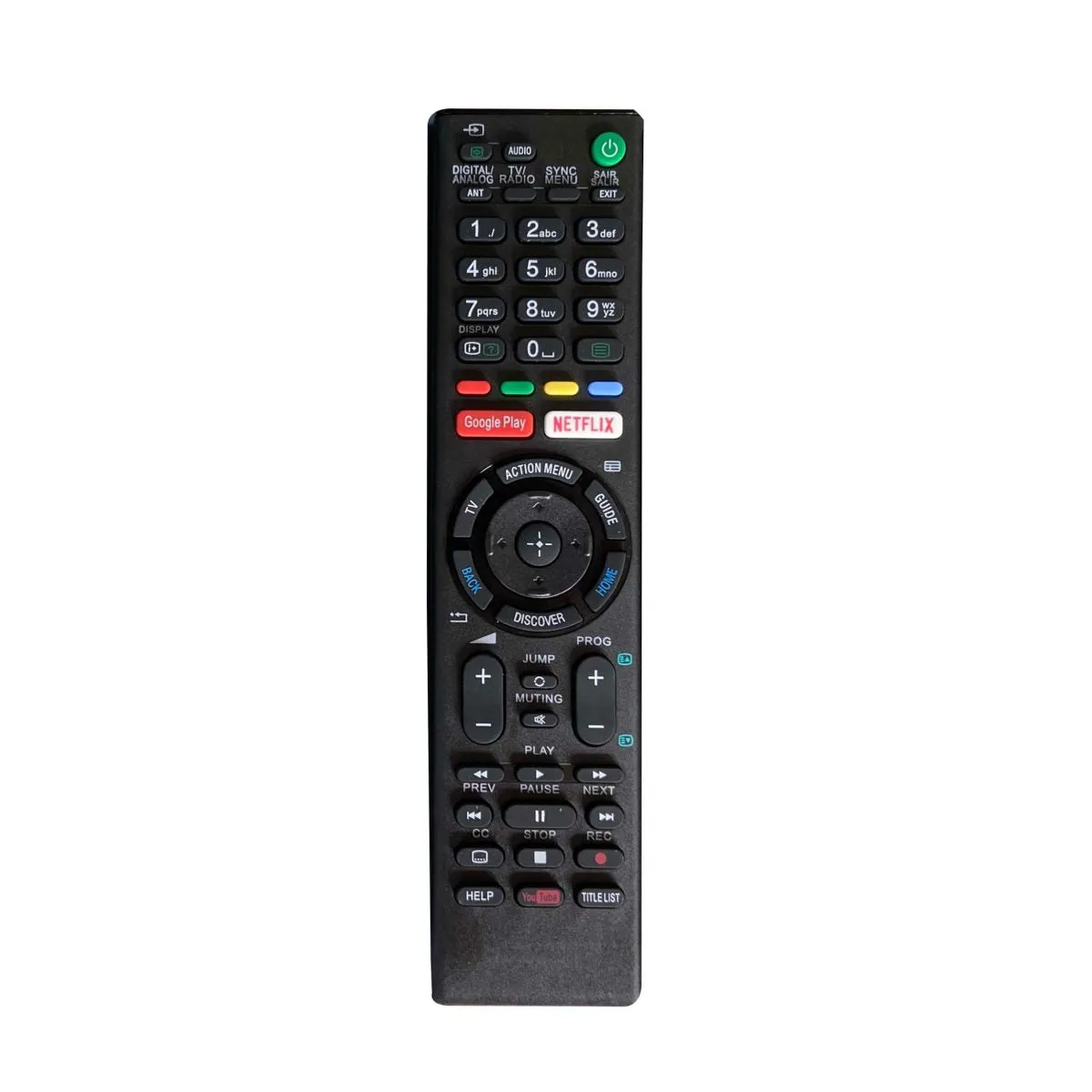 Sony 309H Netflix Tuşlu Uyumlu LCD TV Kumandası