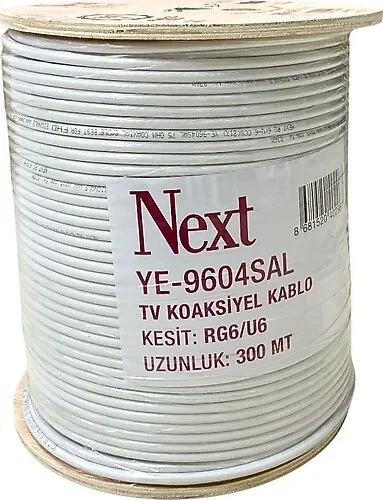 Ye-9604Sal Rg6 U6 300 Mt Anten Kablosu