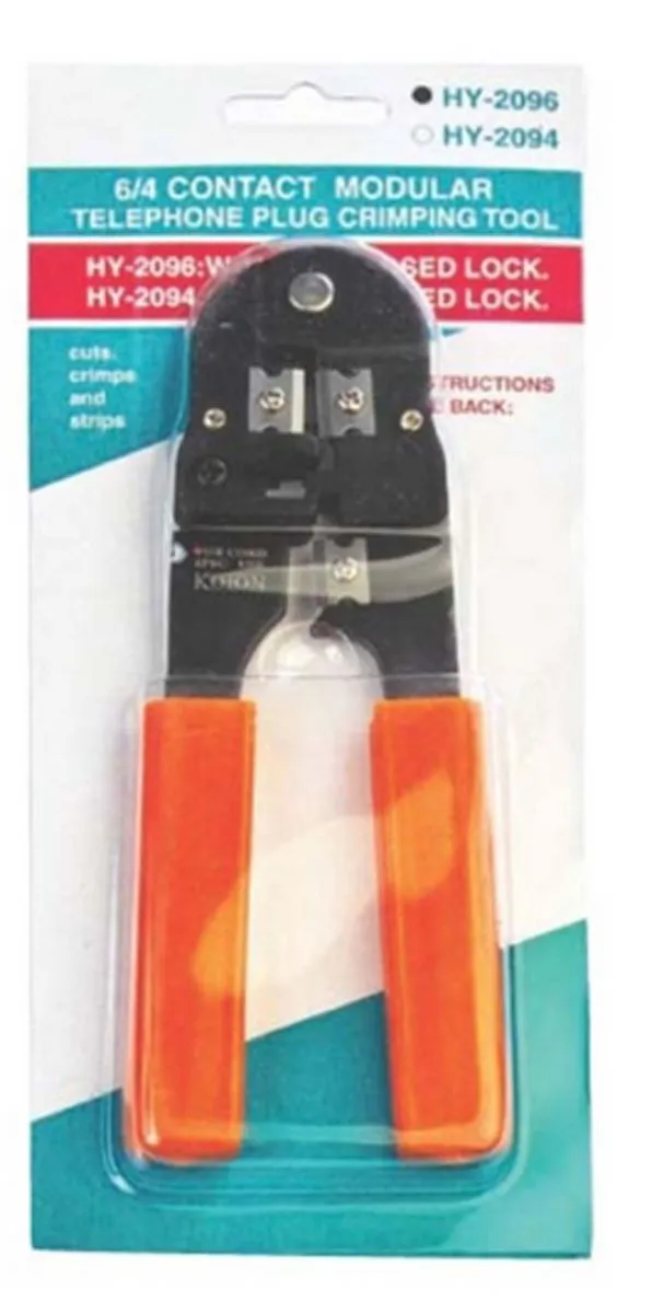 6P2C Rj11 Tekli Pense Telefon Kablosu Aparatı