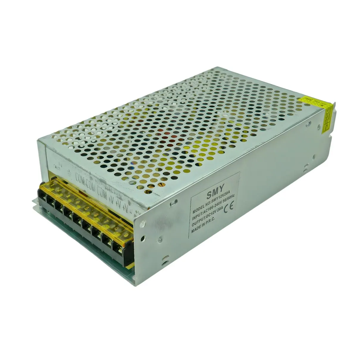 Smy 12V 20A Geniş Kasa Metal Adaptör