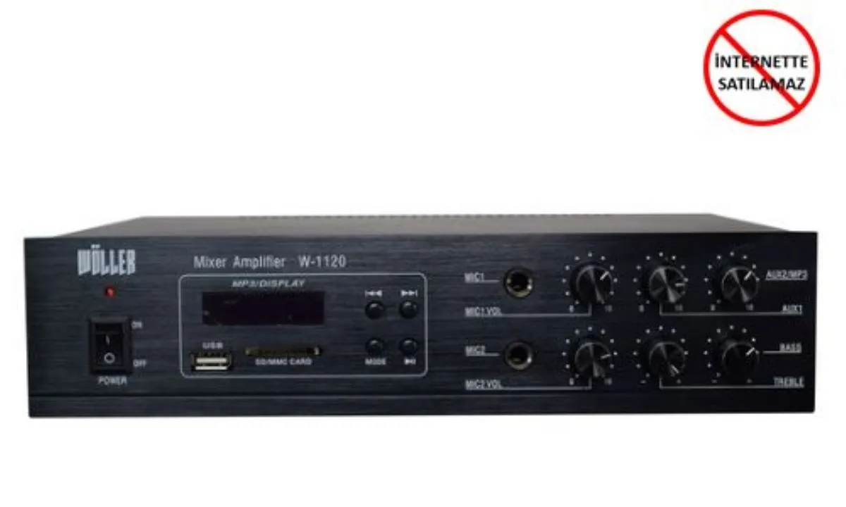 W-1120 Hat Trafolu Mikser Amplifikatör